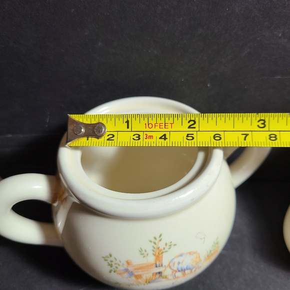 Yankee Candle Ellen Mcleod Lidded Sugar Bowl Creamer Set - Picture 8 of 10